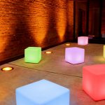 lighted cube hire